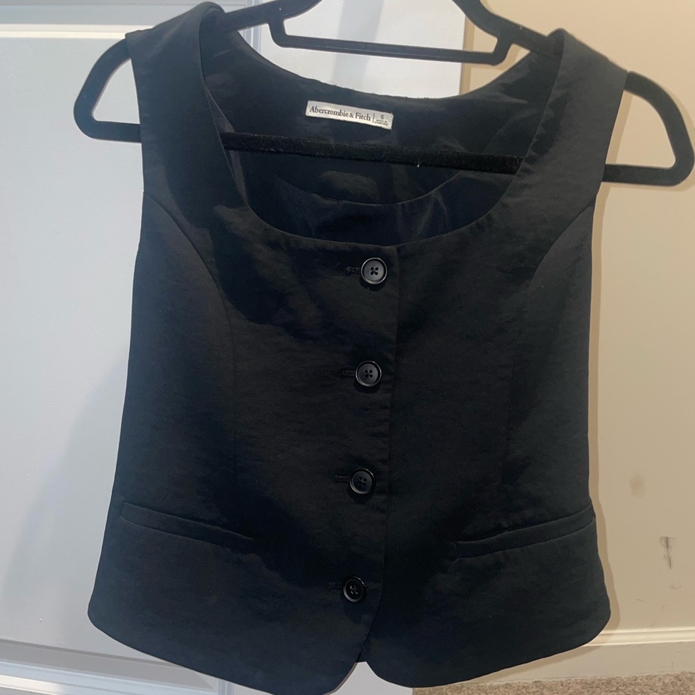 Abercrombie Black Vest